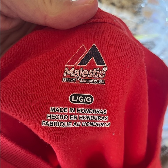 New England Patriots Red T Shirt Mens L - Picture 4 of 5